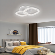 Żyrandol LED Asgard 29W z pilotem, ściemniane światło, białe żyrandole LED z pilotem Domyślny tytuł Alessandro Design