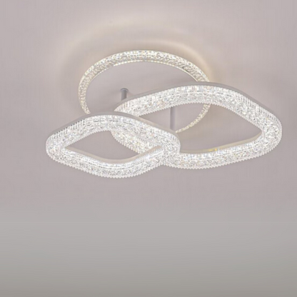 Żyrandol LED Asgard 29W z pilotem, ściemniane światło, białe żyrandole LED z pilotem Domyślny tytuł Alessandro Design