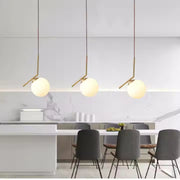 Żyrandol LOFT Haven, 1x E27, złoty biały, metal, regulowana wysokość, nowoczesne nowoczesne żyrandole domyślny tytuł Alessandro Design