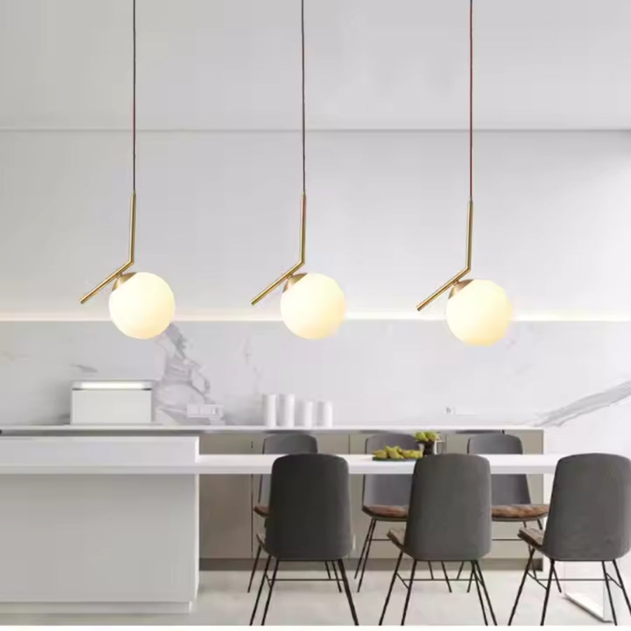 Żyrandol LOFT Haven, 1x E27, złoty biały, metal, regulowana wysokość, nowoczesne nowoczesne żyrandole domyślny tytuł Alessandro Design