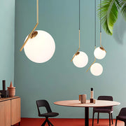 Żyrandol LOFT Haven, 1x E27, złoty biały, metal, regulowana wysokość, nowoczesne nowoczesne żyrandole domyślny tytuł Alessandro Design