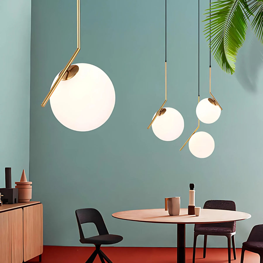 Żyrandol LOFT Haven, 1x E27, złoty biały, metal, regulowana wysokość, nowoczesne nowoczesne żyrandole domyślny tytuł Alessandro Design