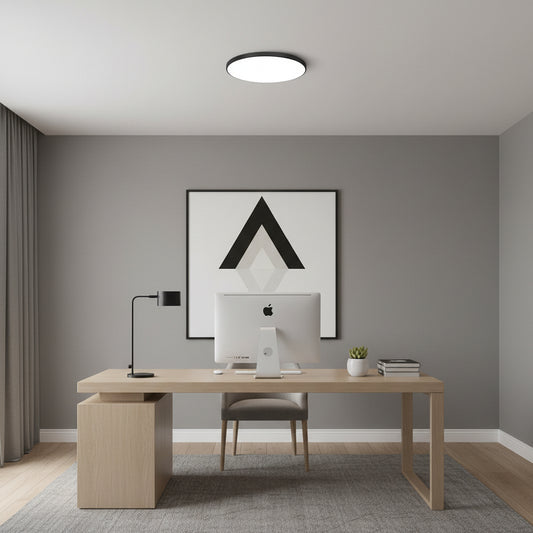 Lampa sufitowa LED SOLIS 37cm 32W Zimne światło Czarne lampy sufitowe LED Domyślny tytuł Alessandro Design