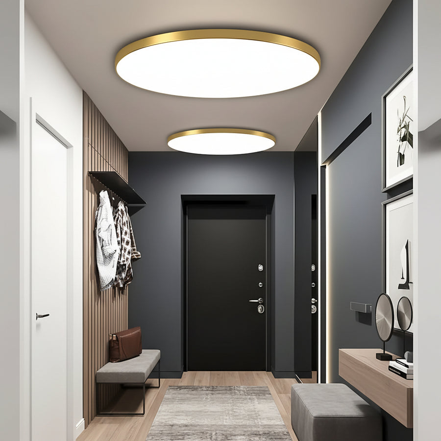Lampa sufitowa LED SOLIS 27cm 20W Zimne światło Złote Lampy sufitowe LED Domyślny tytuł Alessandro Design