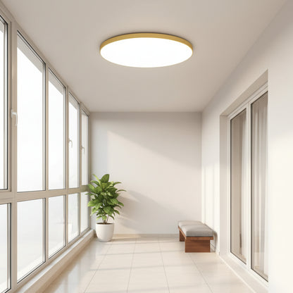 Lampa sufitowa LED SOLIS 27cm 20W Zimne światło Złote Lampy sufitowe LED Domyślny tytuł Alessandro Design