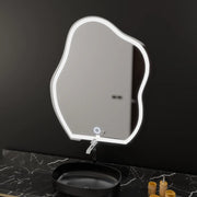 Organiczne lustro LED 50x70 cm, forma dotykowa, system odmgławiania, ściemniane lustra Korman E domyślny tytuł Alessandro Design