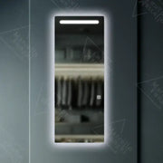 Lustro prostokątne LED, 60x150cm, Lustra Marcello Touch Dressing Couture Domyślny tytuł Alessandro Design