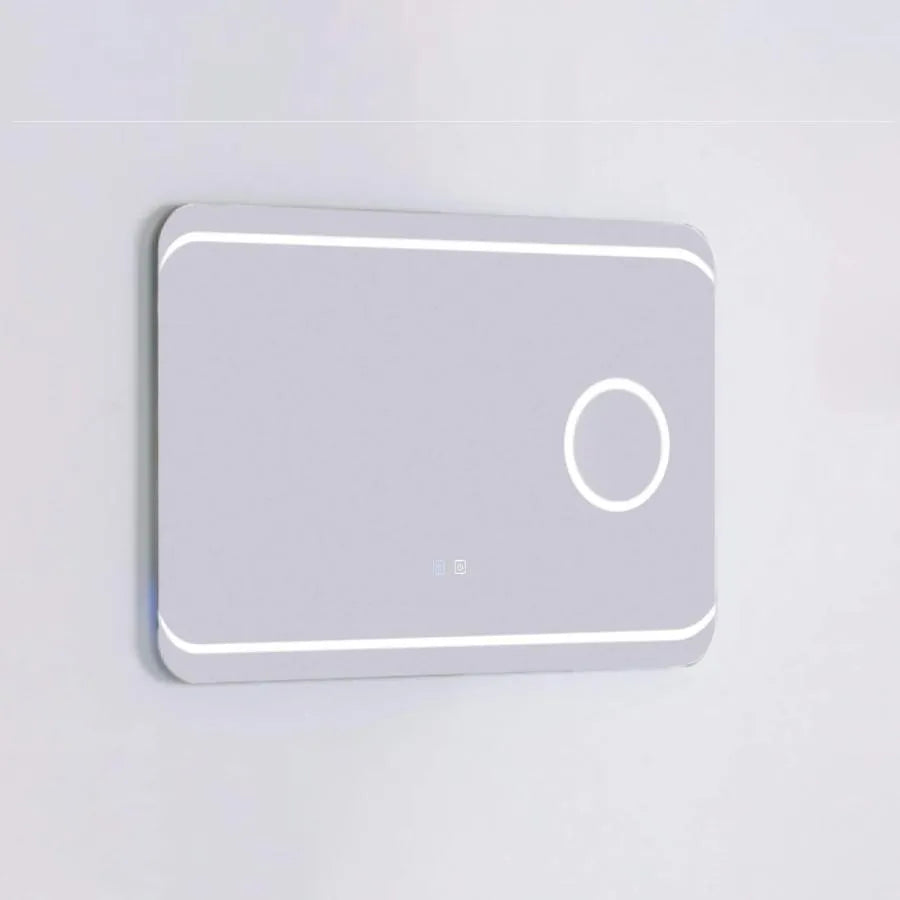 Prostokątne lustro LED, 80x60cm, Stella Touch, system odparowywania lusterek Korman E Domyślny tytuł Alessandro Design