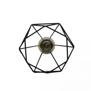Żyrandol w kształcie diamentu, STRUKTURA, 3xE27, czarny, metalowe żyrandole przemysłowe Tytuł domyślny Alessandro Design