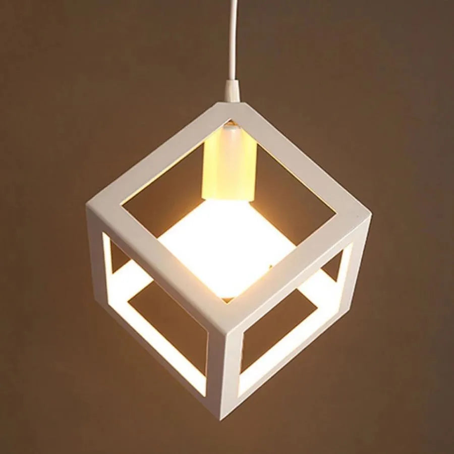 Lustre Form Cube, STRUKTUR Cluster, 3xE27, Biały, Metal Lustre Industrial Domyślny tytuł Alessandro Design