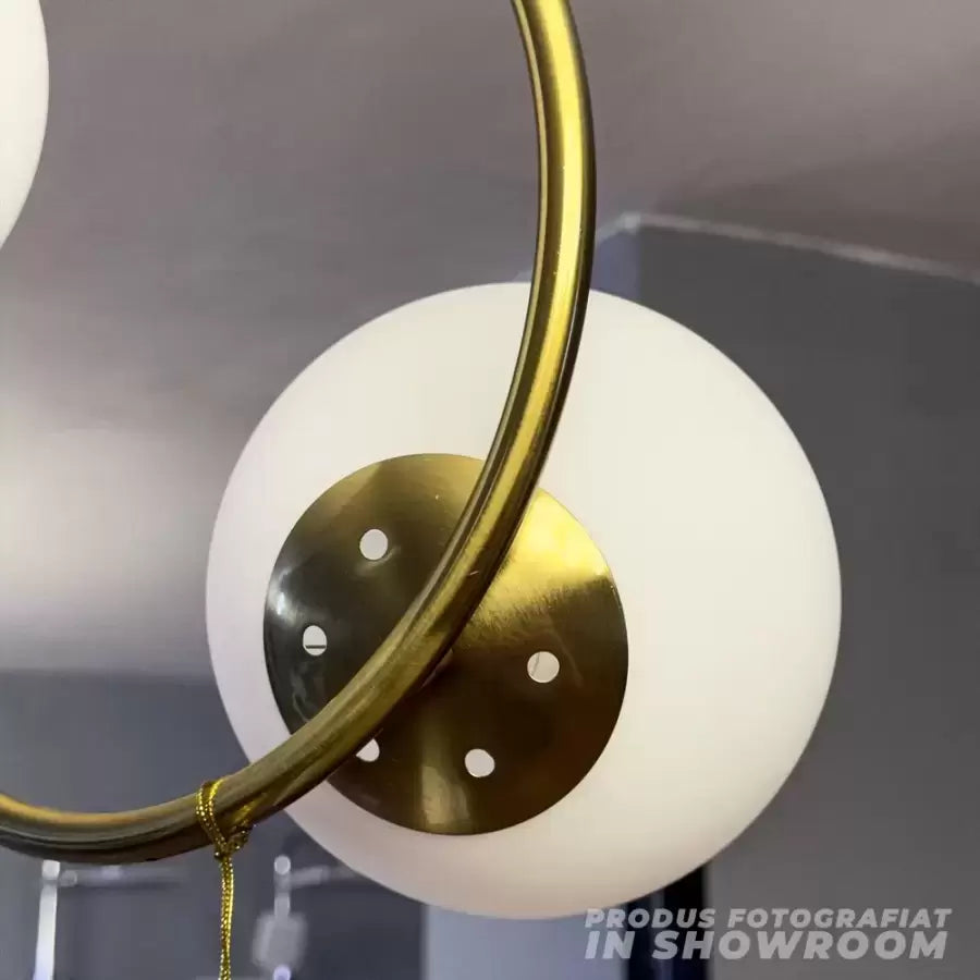 Żyrandol LOFT Atelier, 2x E27, białe złoto, metal, regulowana wysokość Nowoczesne żyrandole Domyślny tytuł Alessandro Design