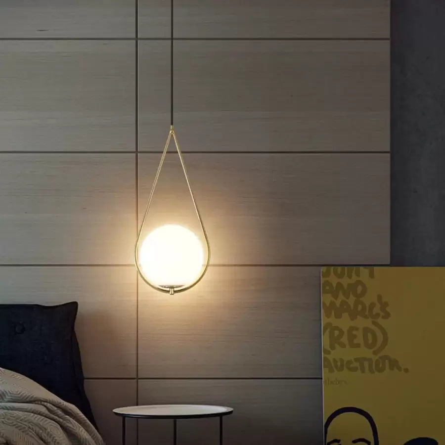 Żyrandol LOFT Haven, 1x E27, białe złoto, metal, regulowana wysokość Nowoczesne żyrandole Domyślny tytuł Alessandro Design