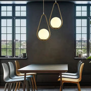 Żyrandol LOFT Haven, 1x E27, białe złoto, metal, regulowana wysokość Nowoczesne żyrandole Domyślny tytuł Alessandro Design