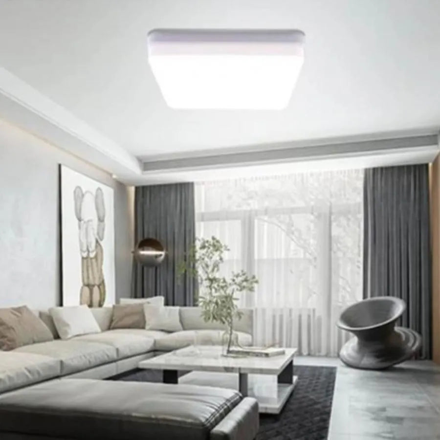 Lampa sufitowa LED Cotena, 60W, biała, IP.44, kwadratowa lampa sufitowa LED Domyślny tytuł Alessandro Design