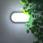 Lampa sufitowa LED FANTAS owalna 8W 17cm biała zewnętrzna lampa sufitowa LED IP65 domyślny tytuł Alessandro Design