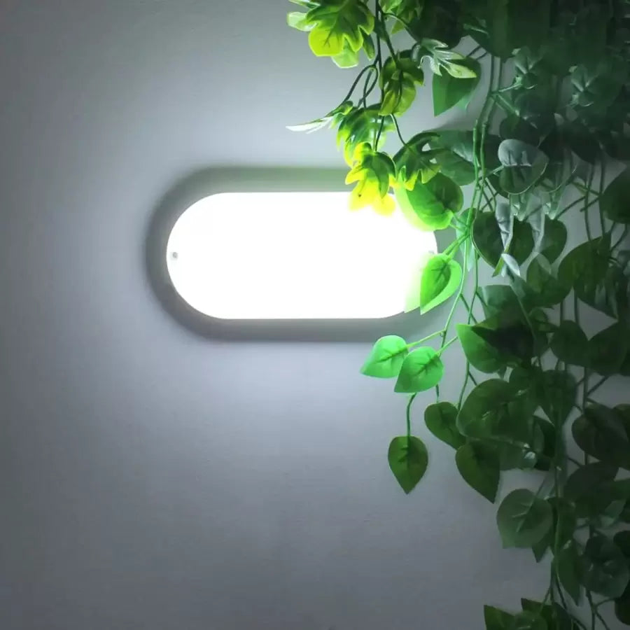 Lampa sufitowa LED FANTAS Owalna 15W 20cm Biała Zewnętrzna IP65 Domyślny tytuł Alessandro Design