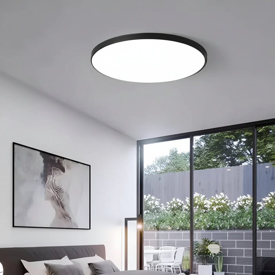 Lampa sufitowa LED SOLIS 27cm 20W Zimne światło, czarne lampy sufitowe LED Domyślny tytuł Alessandro Design