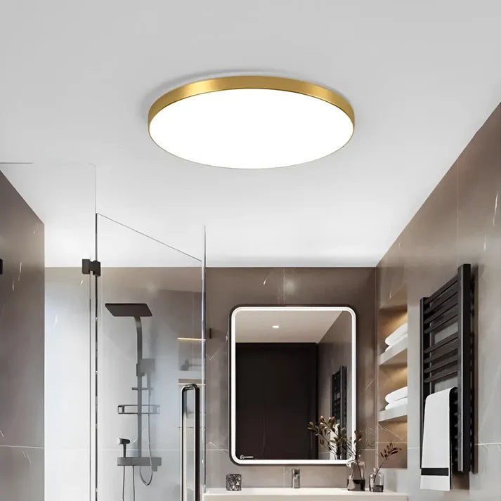 Lampa sufitowa LED SOLIS 27cm 20W Zimne światło Złote Lampy sufitowe LED Domyślny tytuł Alessandro Design