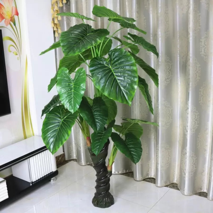 Sztuczna roślina Alocasia odora, bez doniczki, 150 cm Zielone sztuczne rośliny doniczkowe Domyślny tytuł Alessandro Design