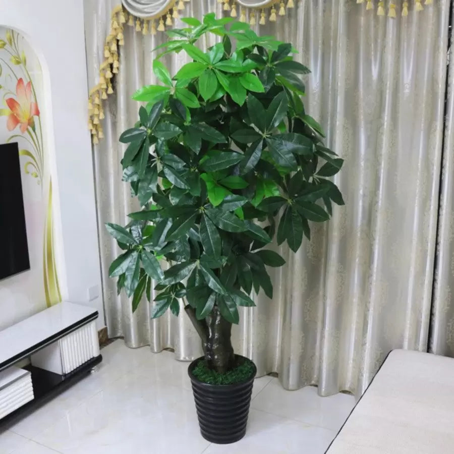 Sztuczna roślina Lucky Tree (Pachira Aquatica), bez doniczki, 150 cm zielony Domyślny tytuł Alessandro Design