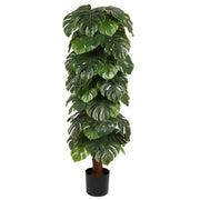 Sztuczna roślina Monstera deliciosa, bez doniczki, 180 cm zielony Domyślny tytuł Alessandro Design