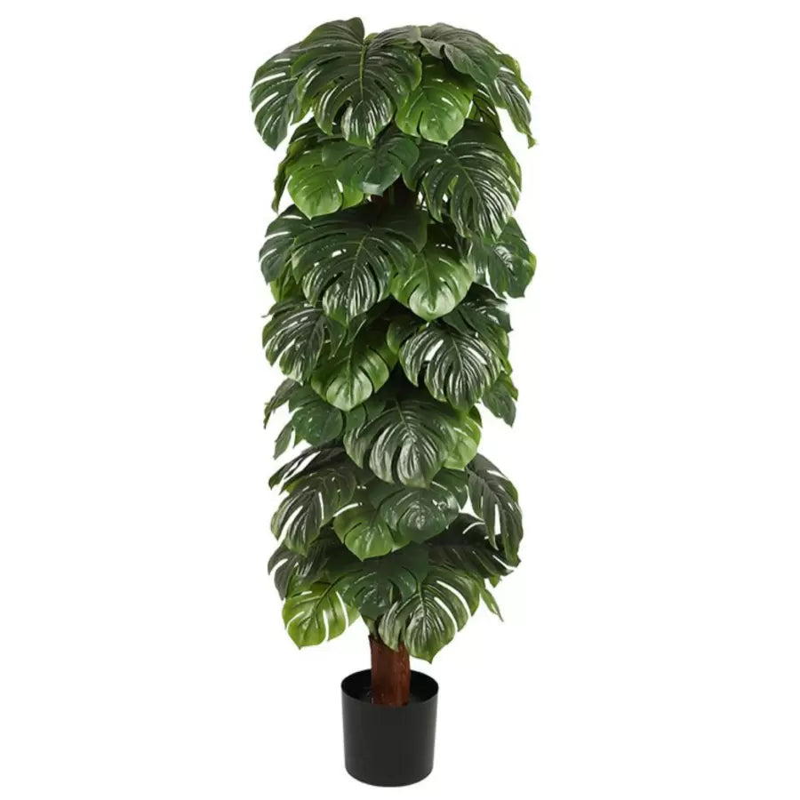 Sztuczna roślina Monstera deliciosa, bez doniczki, 180 cm zielony Domyślny tytuł Alessandro Design