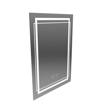 Lustro prostokątne LED, 60x80cm, KOVEN Touch, system odmgławiania, możliwość ściemniania