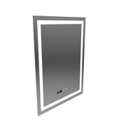 MODENA Touch Lustro LED System odmgławiania, Zegar i Temperatura 60x80 cm