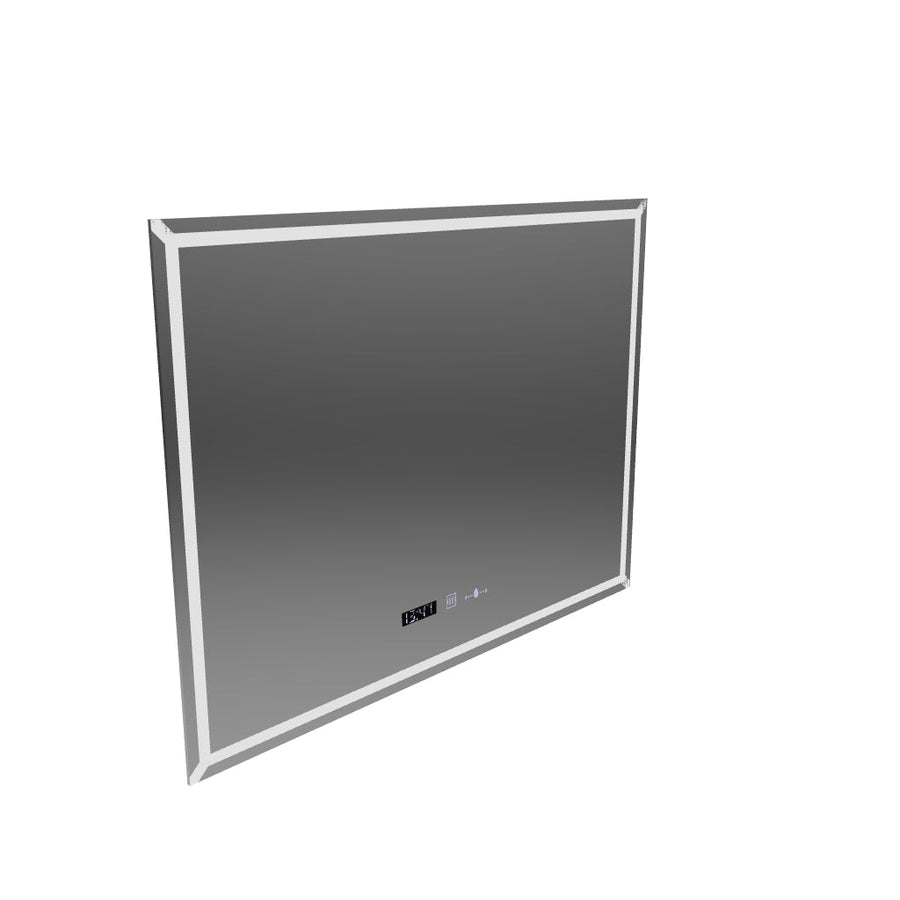 Prostokątne lustro LED, 80x60cm, VillayTouch Marcello, system odmgławiania, możliwość przyciemniania