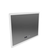 Prostokątne lustro LED, 80x60cm, czujnik ELANCEE MotionGlow Marcello, system usuwania zaparowania, zegar i termometr, możliwość przyciemniania