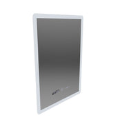 Prostokątne lustro LED, 50x70cm, czujnik ELANCEE MotionGlow Marcello, system usuwania zaparowania, zegar i termometr, możliwość przyciemniania