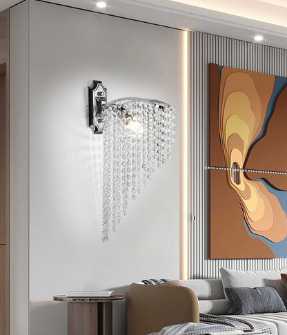 Kinkiet Cristal Ander 1x E14 Błyszczący chrom Kinkiet wewnętrzny Domyślny tytuł Alessandro Design