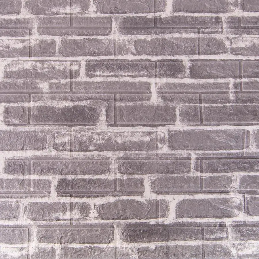 Zestaw 10 samoprzylepnych tapet 3D Szare miękkie klocki piankowe, tapeta 3D 77 cm x 70 cm x 6 mm Domyślny tytuł Alessandro Design