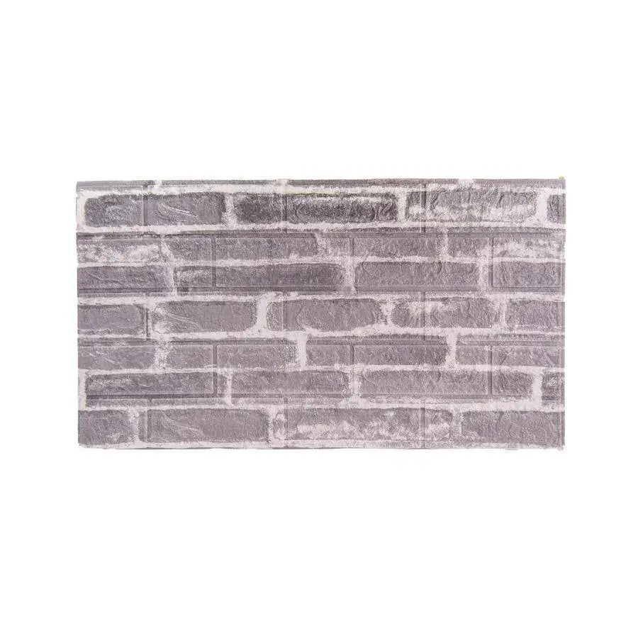 Zestaw 10 samoprzylepnych tapet 3D Szare miękkie klocki piankowe, tapeta 3D 77 cm x 70 cm x 6 mm Domyślny tytuł Alessandro Design