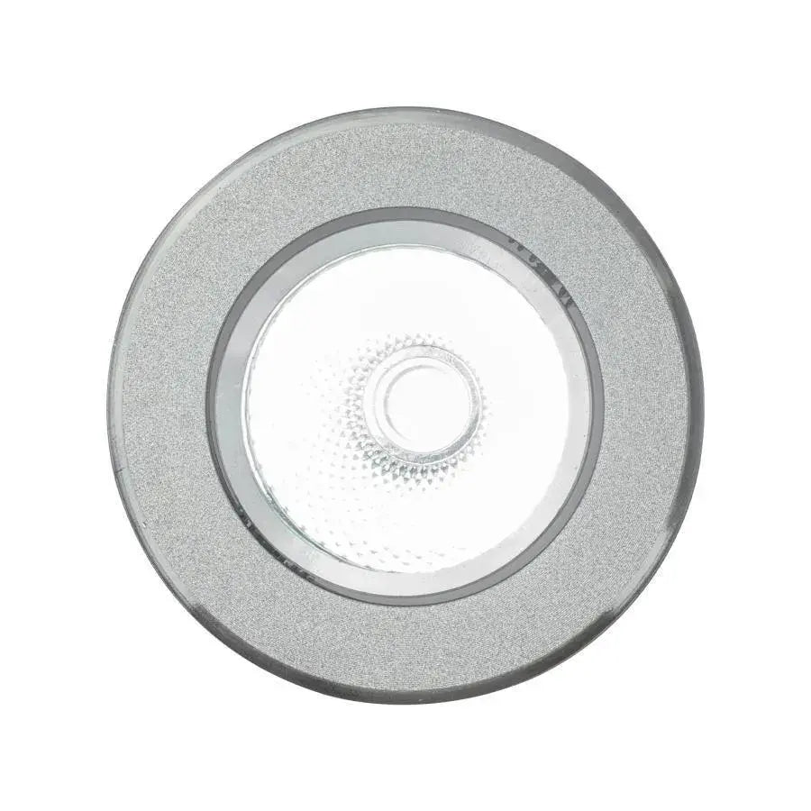 Wbudowane oświetlenie punktowe LED, 5W, metalowe, srebrne Oprawy oświetleniowe Domyślny tytuł Alessandro Design