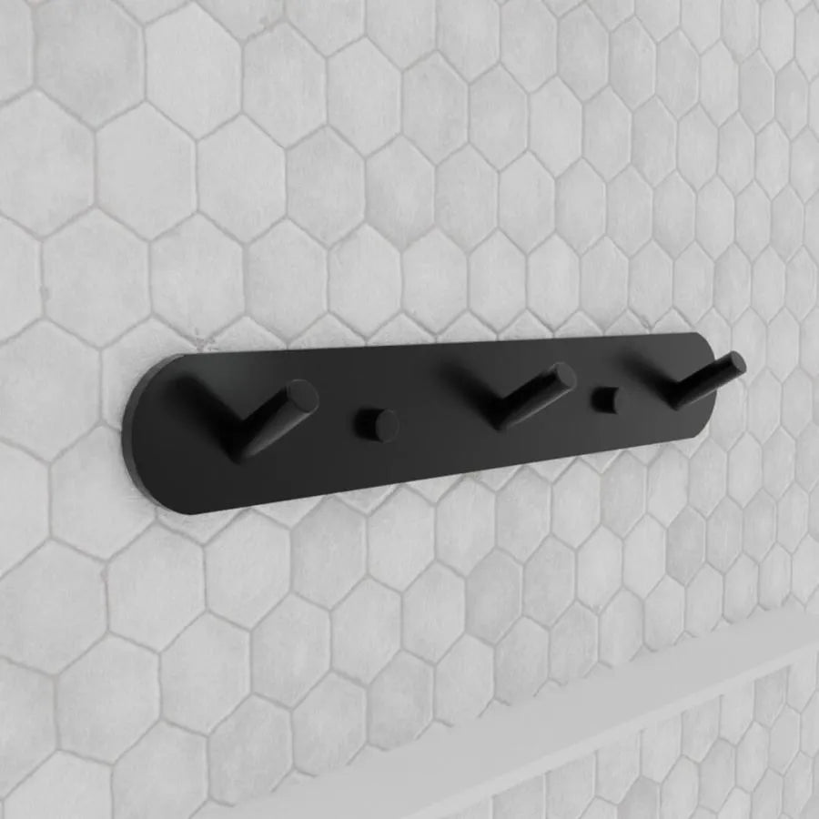 Wieszak na ręczniki i akcesoria łazienkowe 20cm aluminium czarny Domyślny tytuł Alessandro Design