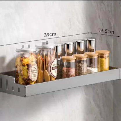 Uchwyt na akcesoria 39 cm Ciemnoszare aluminiowe akcesoria łazienkowe Domyślny tytuł Alessandro Design