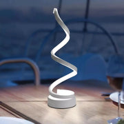Veioza LED Genom, 24W, światło zimne/ciepłe/neutralne, plastik i metal, biały Veioze i Lampadare Domyślny tytuł Alessandro Design