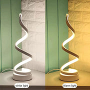 Veioza LED Genom, 24W, światło zimne/ciepłe/neutralne, plastik i metal, biały Veioze i Lampadare Domyślny tytuł Alessandro Design