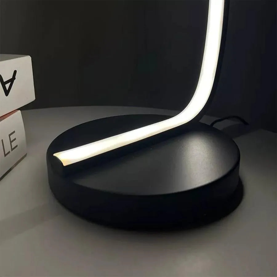 Lampa LED Nemesis, 14 W, światło zimne/ciepłe/neutralne, metal i akryl, czarne lampy i lampy Domyślny tytuł Alessandro Design