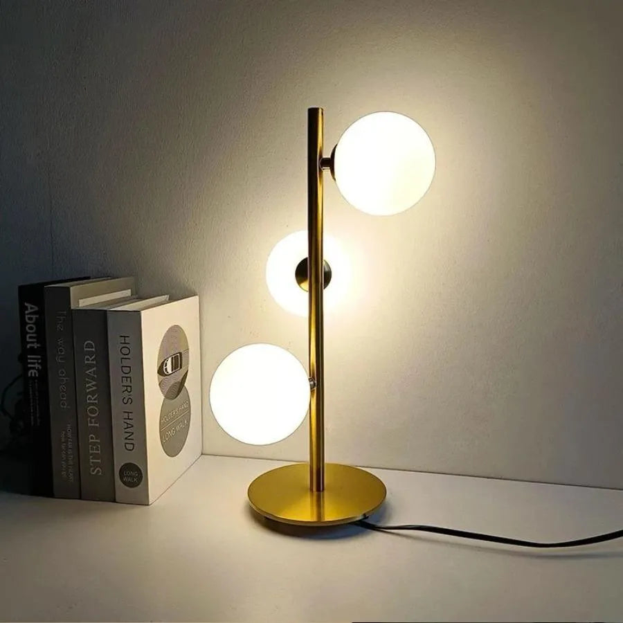 Veioza Mustafa 3x G9 Białe złoto Veioze i Lampadare Domyślny tytuł Alessandro Design