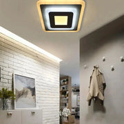 Żyrandol LED MORNIKA 14W, Średnica 25cm, Kwadrat, Światło Neutralne, Żyrandol LED Biały Domyślny Tytuł Alessandro Design